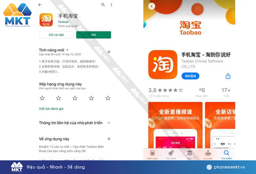 Tải ứng dụng Taobao về điện thoại