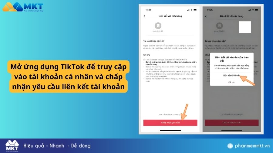 Chấp nhận liên kết Affiliate marketing trên TikTok