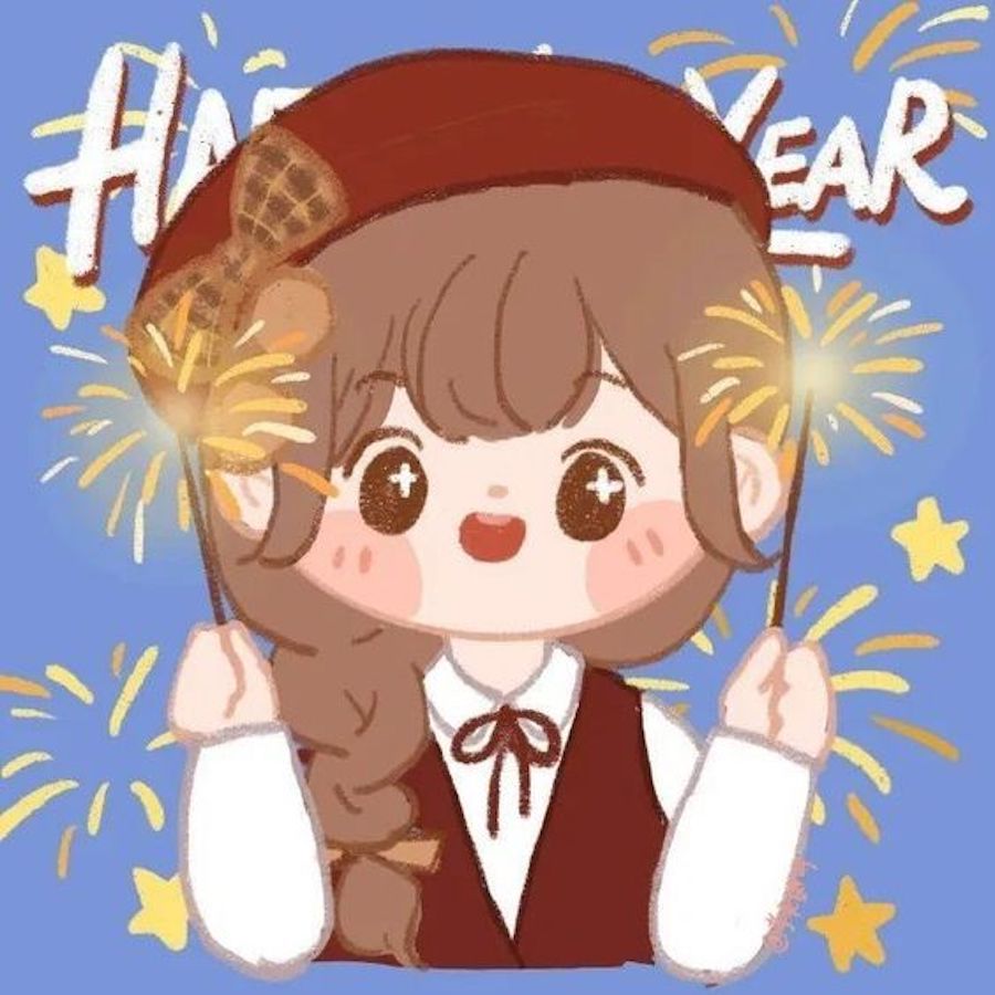 999 Hình avatar tết 2023 cute chibi anime độc đáo