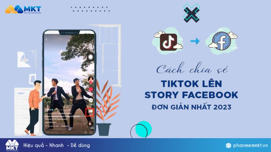 Cách chia sẻ TikTok lên story Facebook