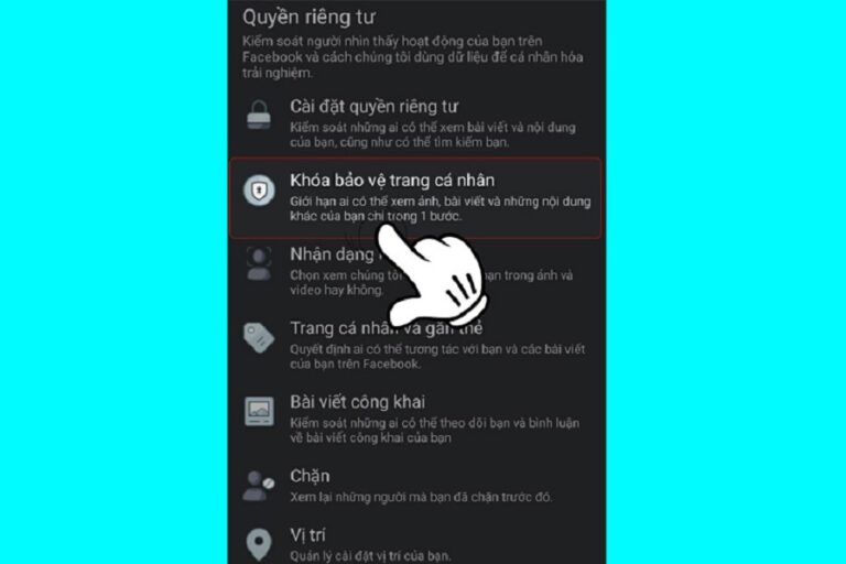 C ch kho trang c nh n fb kh ng cho ng i l xem 2024
