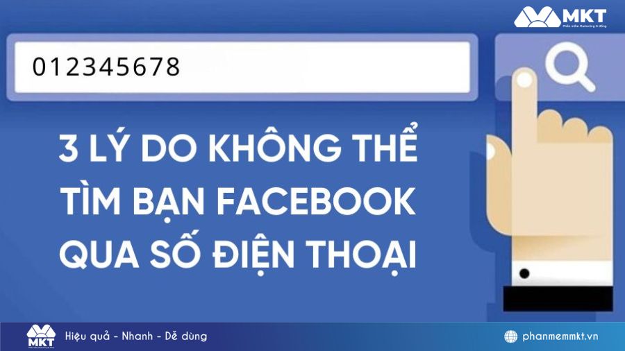 Tìm bạn Facebook qua sđt 