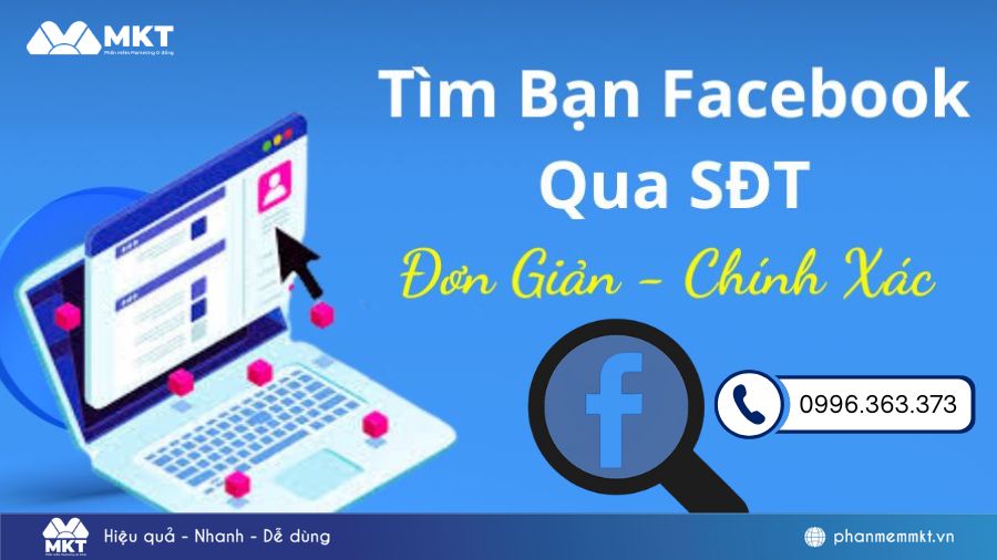 Cách tìm bạn Facebook qua sđt