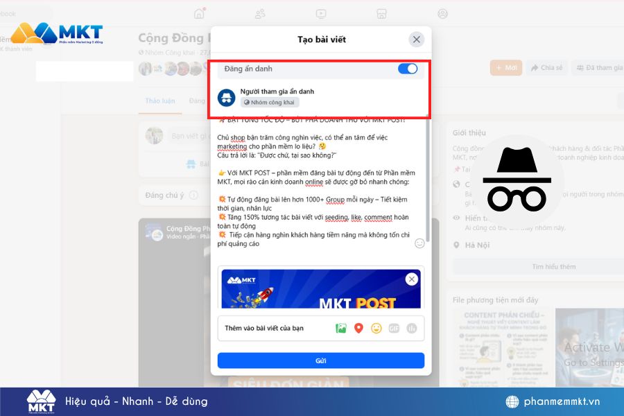 Cách đăng bài trên nhóm Facebook