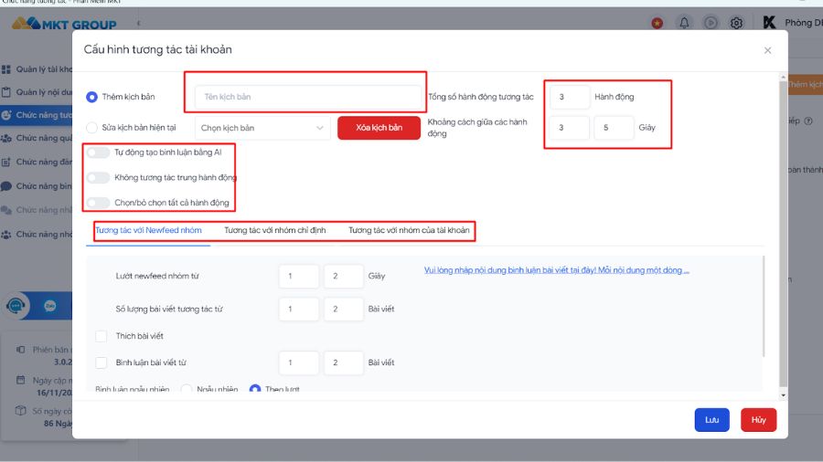Hướng dẫn tăng tương tác nhóm Facebook bằng MKT Group 