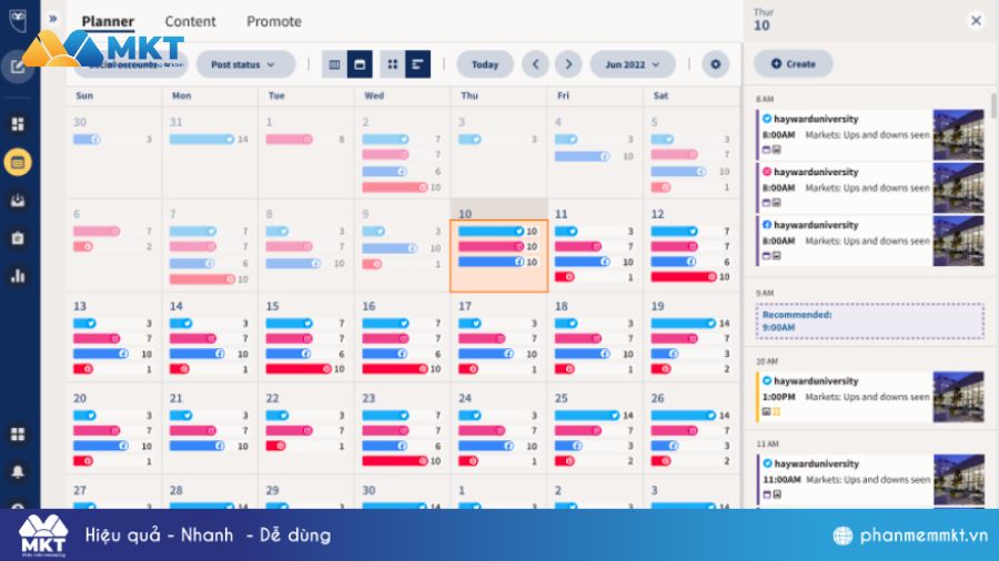 Phần mềm quản lý nội dung - Hootsuite