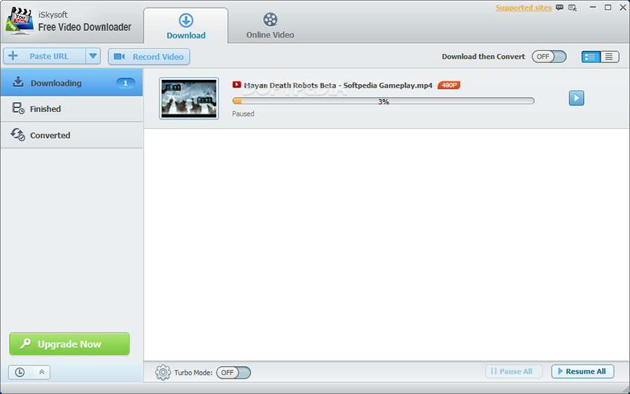 Phần mềm iSkysoft Free Video Downloader