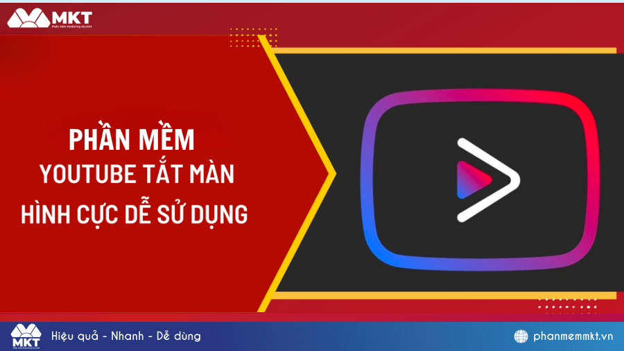 Phần mềm YouTube tắt màn hình