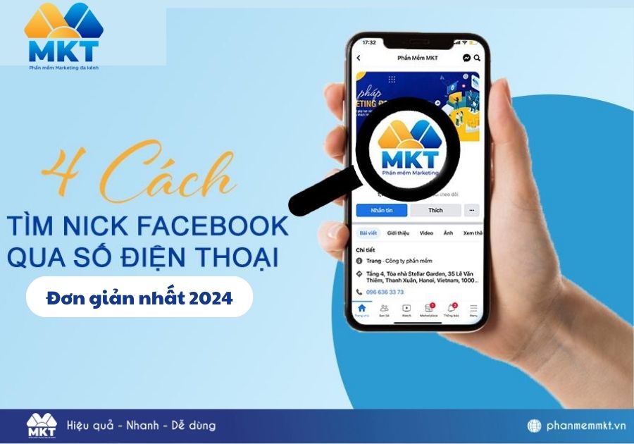 Tìm nick Facebook qua số điện thoại