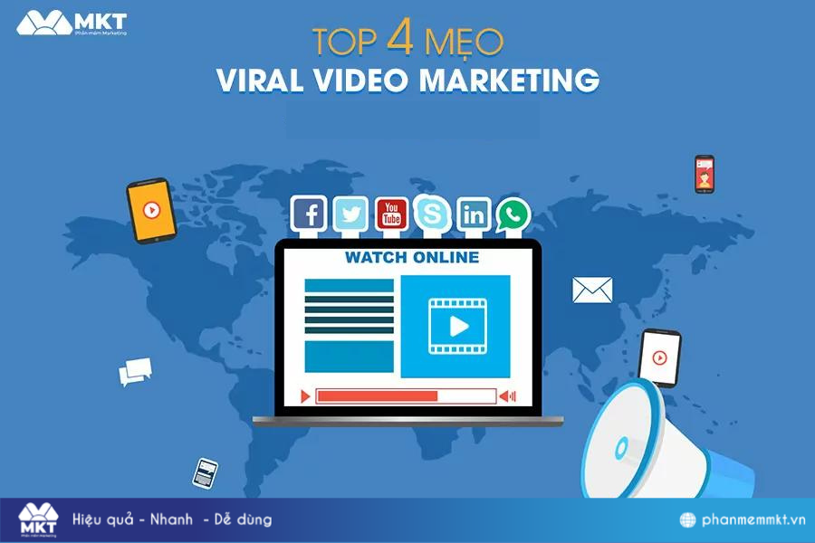 Top 4 mẹo để viral video marketing nhanh chóng