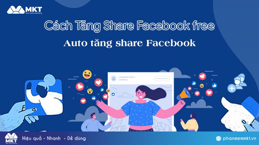 Cách tăng share Facebook free, auto tăng share Facebook