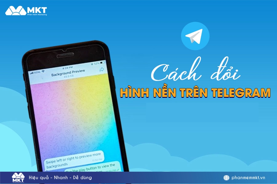 Cách thay đổi hình nền trên Telegram