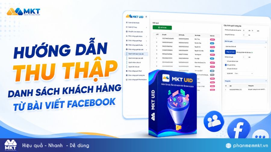 Hướng dẫn thu thập danh sách khách hàng từ bài viết Facebook 1 Hướng dẫn quét data bài viết trên Page, Group Facebook