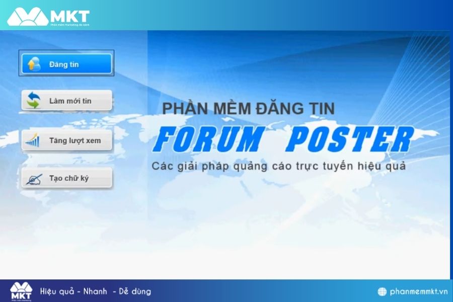 phần mềm đăng tin bất động sản INET Forum Poster