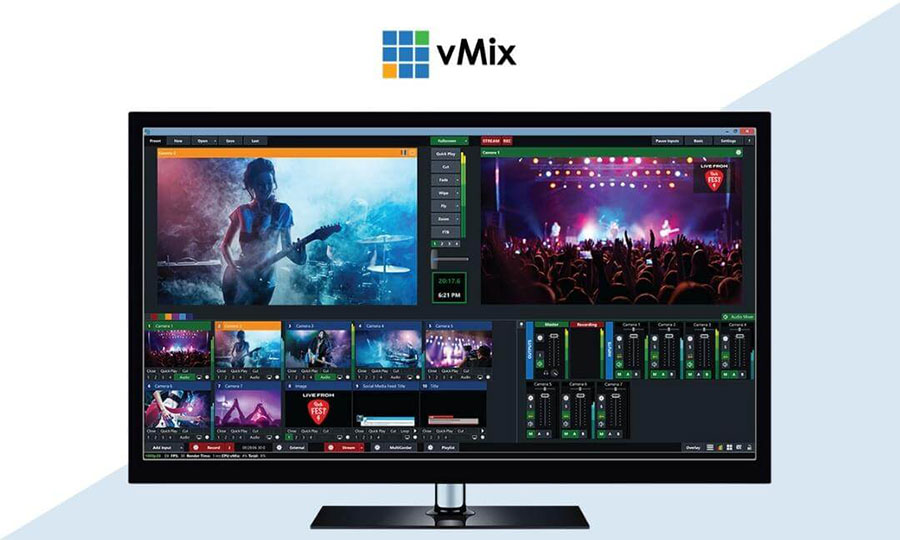 Phần mềm livestream YouTube vMix