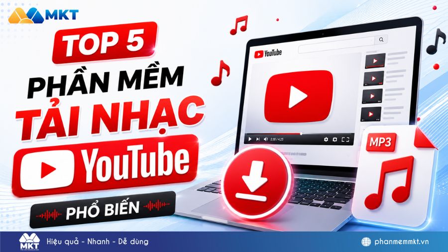 5 phần mềm tải nhạc YouTube đáng tham khảo năm 2026 1 Top 5 Phần mềm tải nhạc YouTube phổ biến