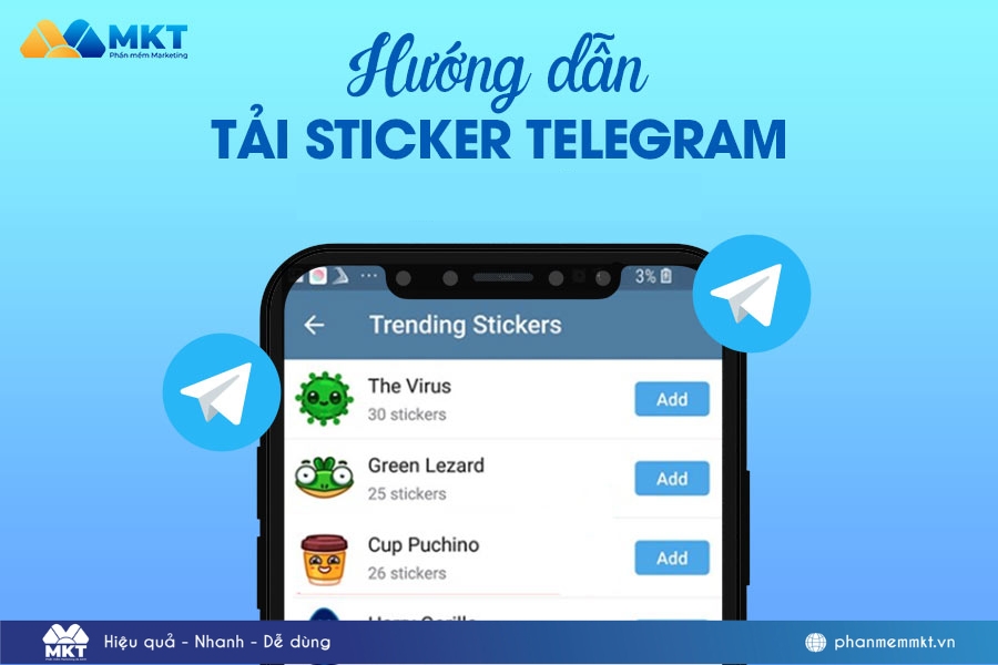 Tải sticker Telegram