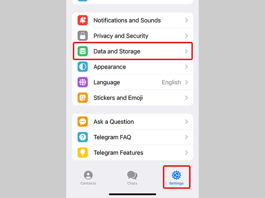 Tắt tự tải video trên Telegram về iPhone