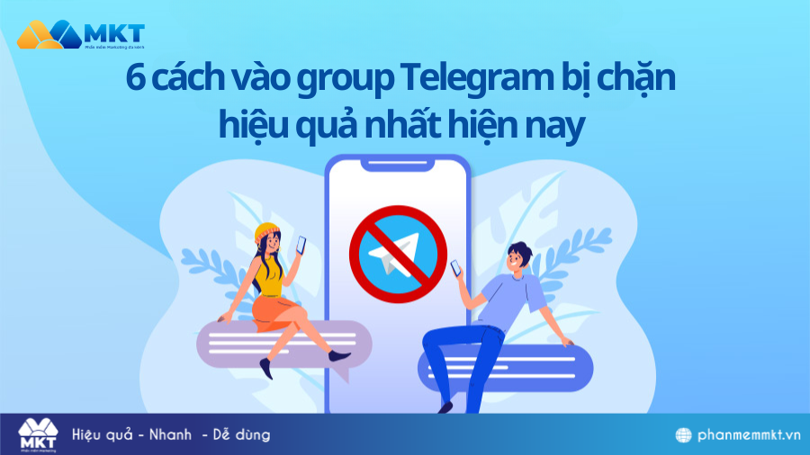 cách vào group telegram bị chặn