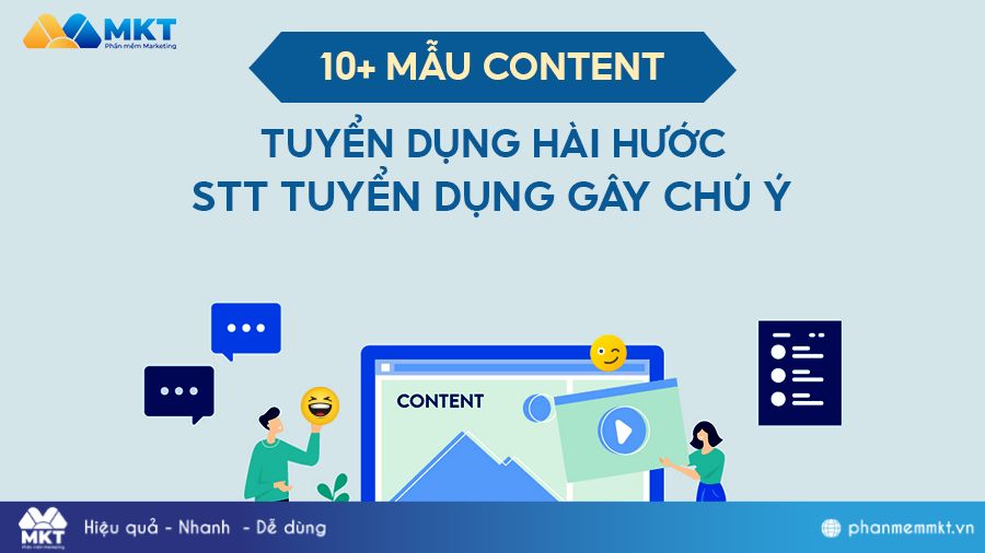 Tổng hợp 10+ mẫu content tuyển dụng hài hước, gây chú ý