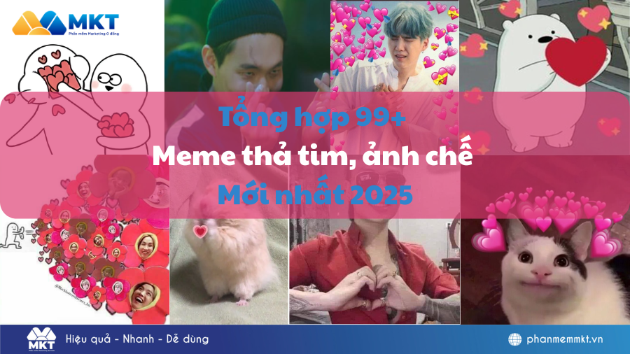 meme thả tim