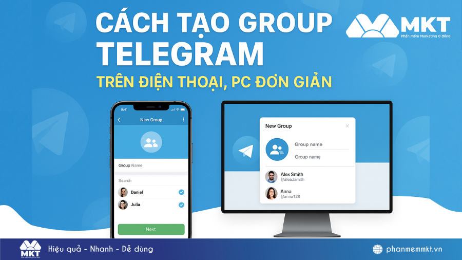 Cách tạo Group Telegram