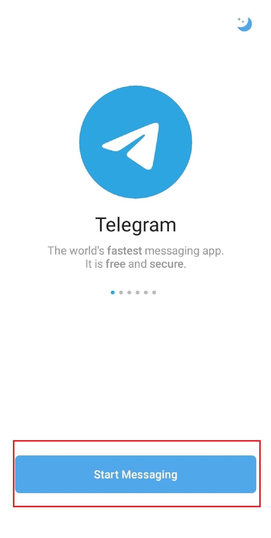 đăng nhập Telegram
