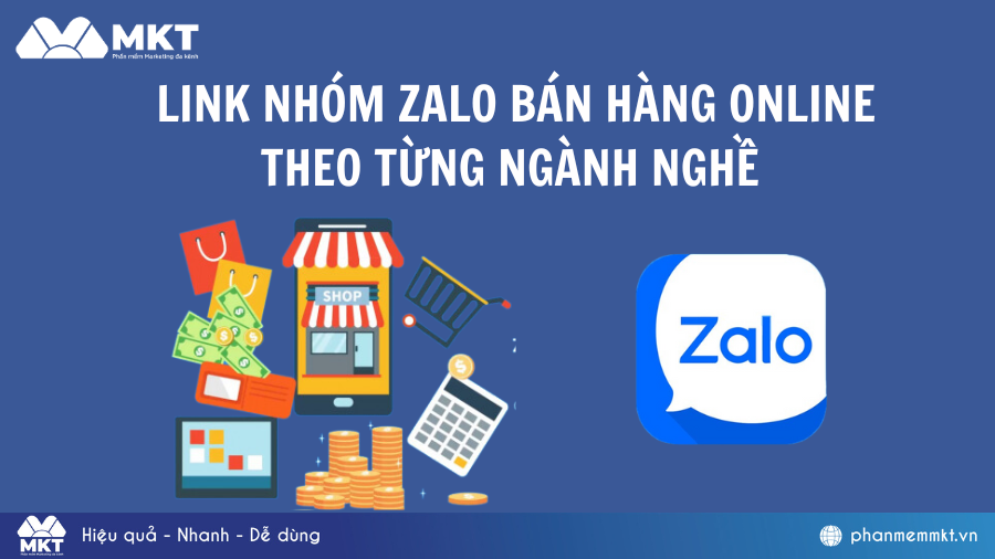 Link nhóm Zalo bán hàng online theo từng ngành nghề