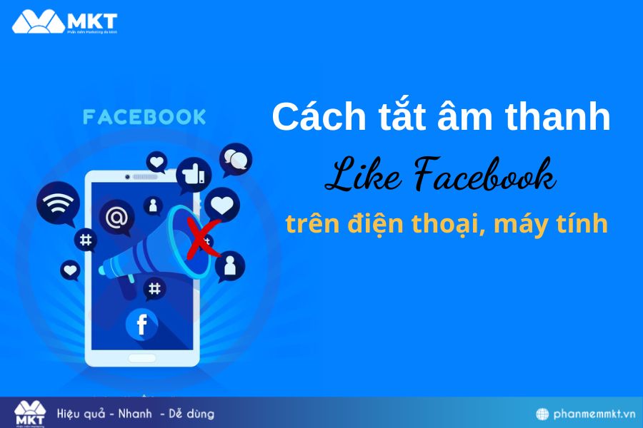 Tắt âm thanh like Facebook