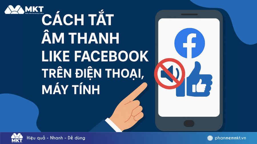 Tắt âm thanh like Facebook