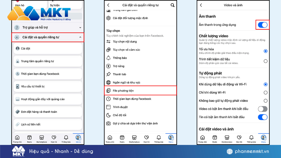 Tắt âm thanh like Facebook trên IOS