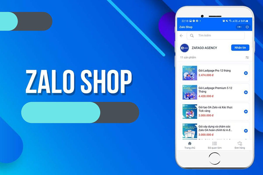 Zalo Shop là tính năng cho phép doanh nghiệp tạo một cửa hàng trực tuyến và bán hàng trên Zalo