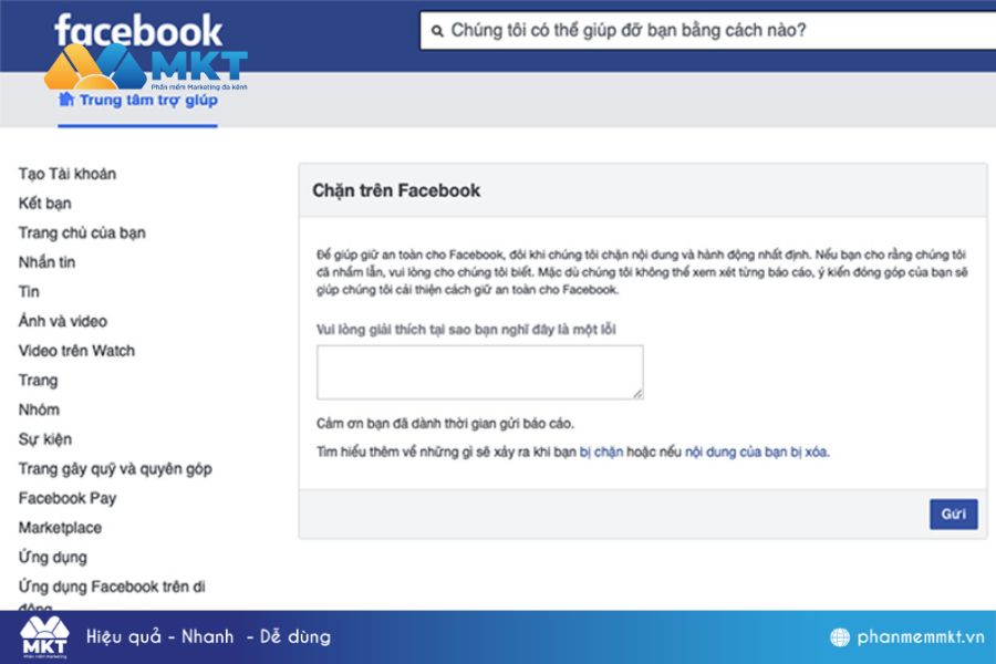 Cách gỡ vi phạm tiêu chuẩn cộng đồng Facebook