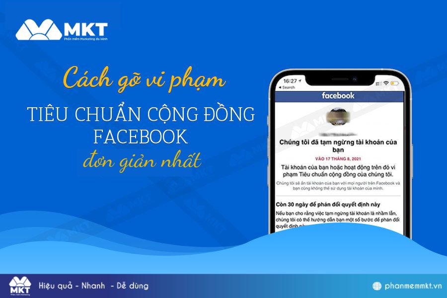 Cách gỡ vi phạm tiêu chuẩn cộng đồng Facebook