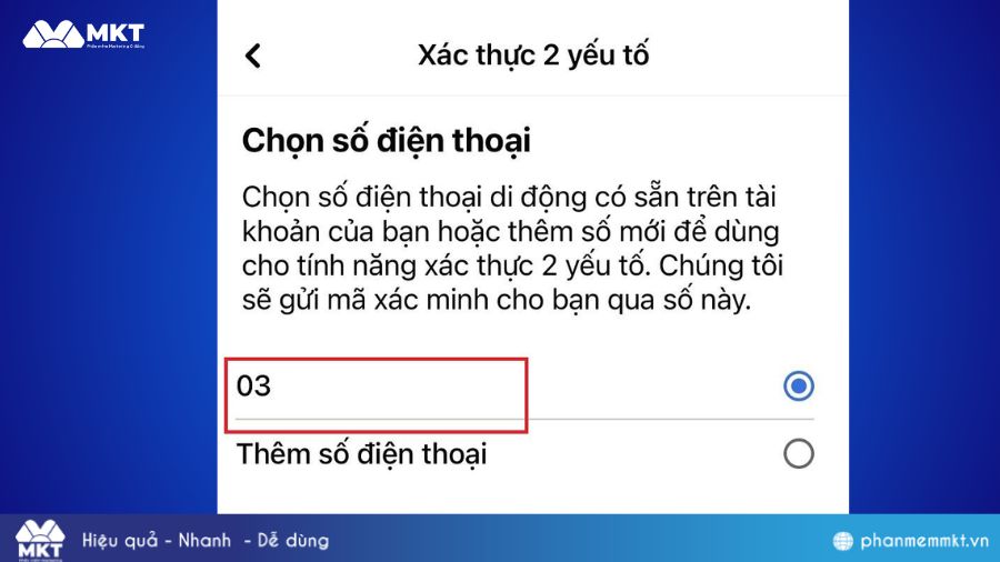 Mã 2FA Facebook bằng SMS Lấy mã 2FA Facebook bằng SMS
