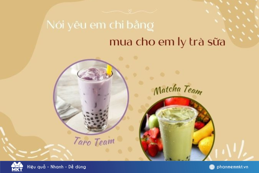 Những câu slogan hay về trà sữa 