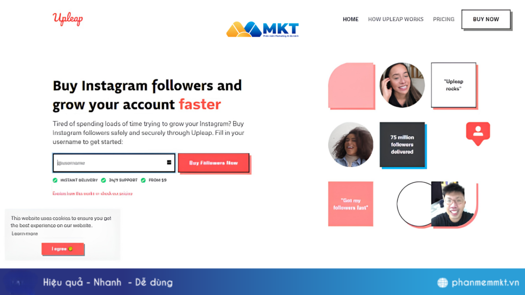 Phần mềm Upleap Phần mềm Upleap