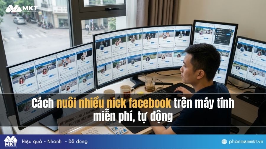 Cách nuôi nhiều nick Facebook trên máy tính miễn phí, tự động 21 Cách nuôi nhiều nick facebook trên máy tính miễn phí, tự động