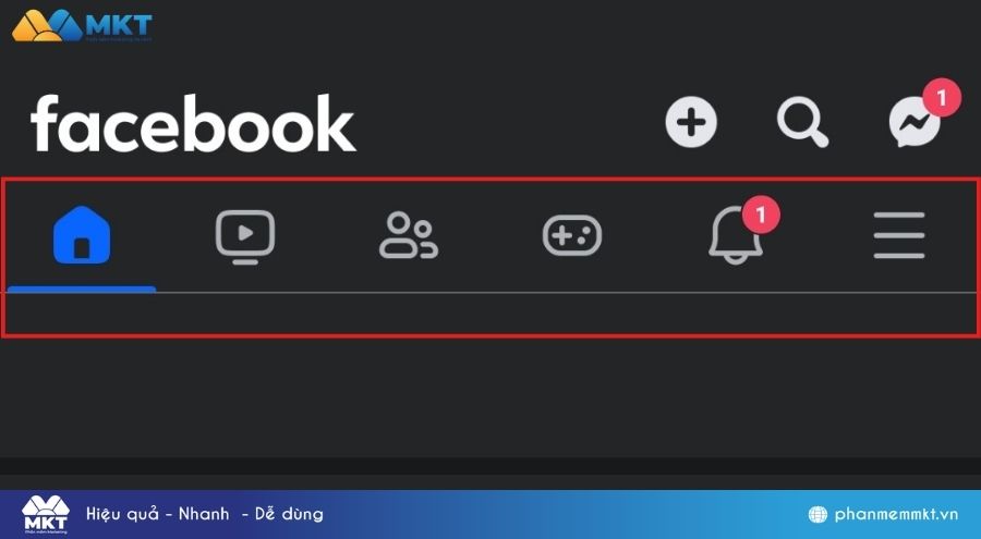 Ý nghĩa các biểu tượng trên thanh lối tắt Facebook?