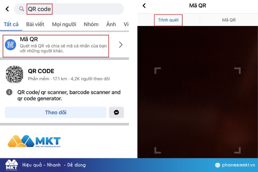 Cách lấy mã QR Facebook của người khác