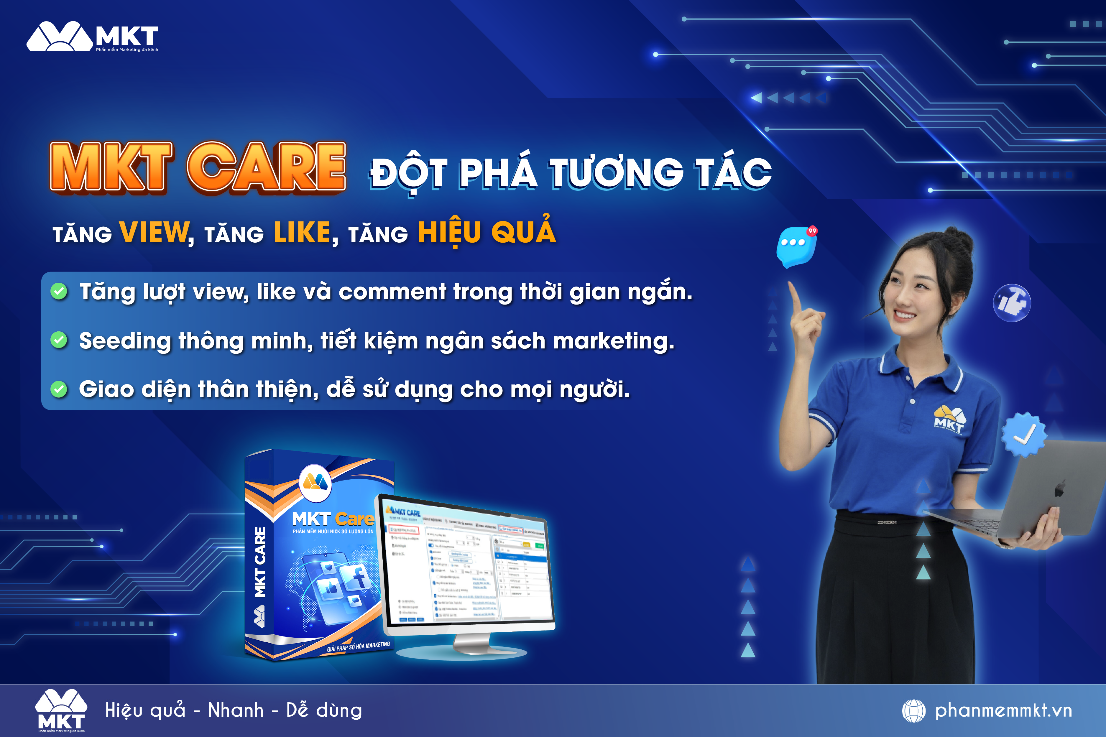 Phần mềm auto seeding Facebook