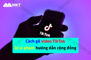 Các lỗi video TikTok bih vi phạm hướng dẫn cộng đồng phổ biến