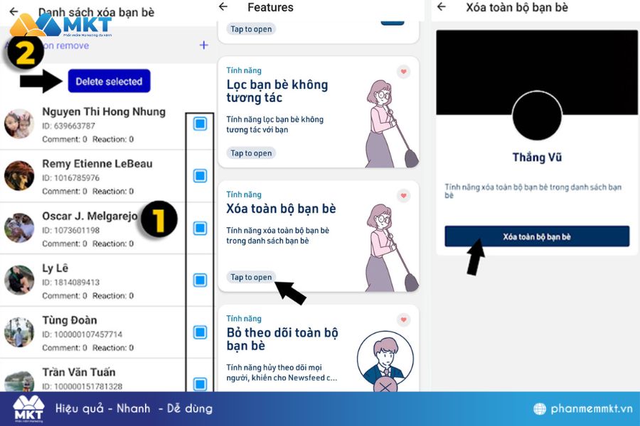 Cách xóa bạn bè hàng loạt trên Facebook