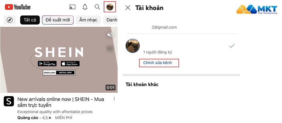 cách đổi tên kênh youtube