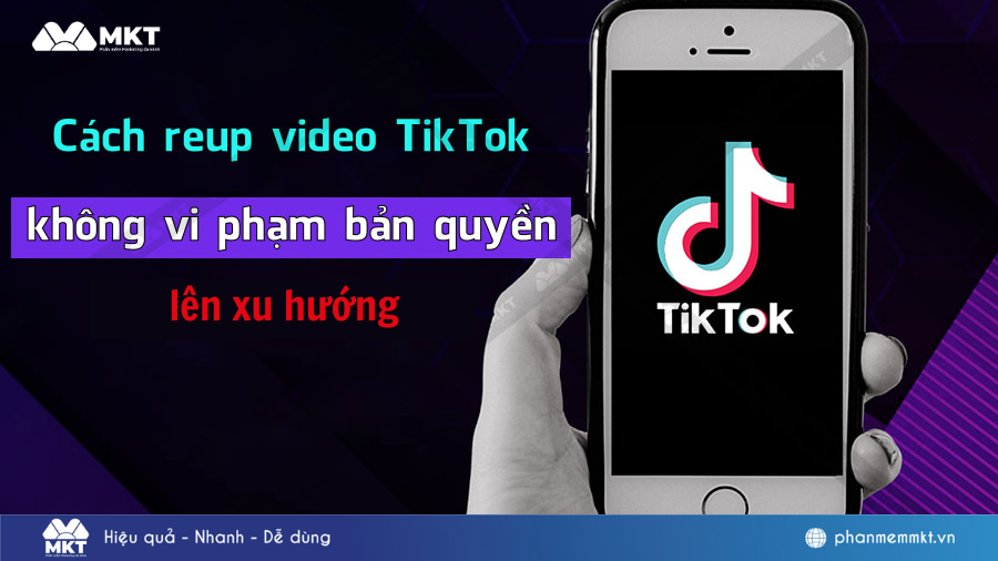 Cách reup video TikTok lên xu hướng