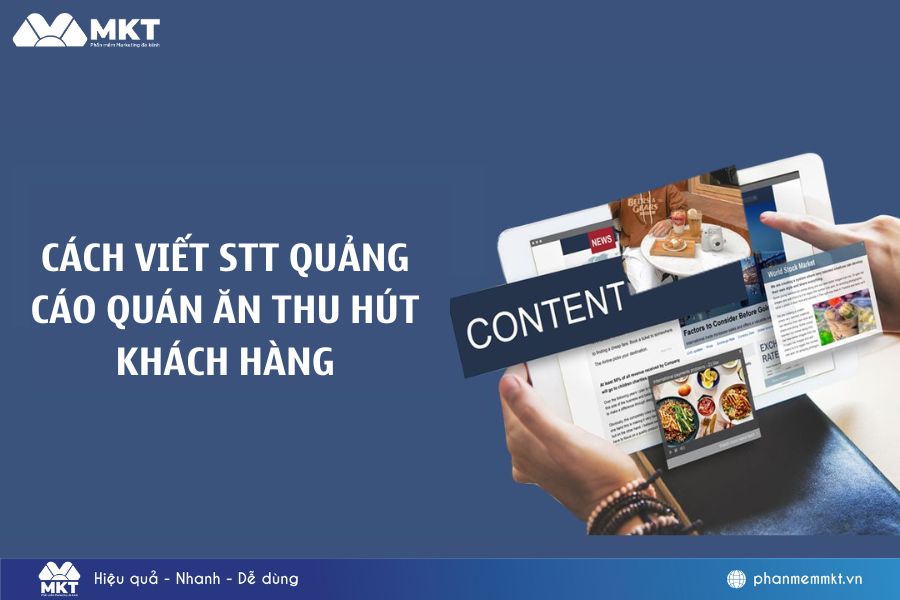 Stt quảng cáo quán ăn thu hút khách hàng 