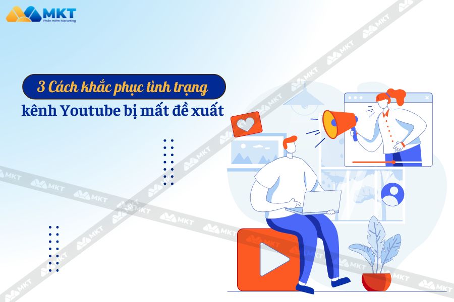 kênh youtube bị mất đề xuất