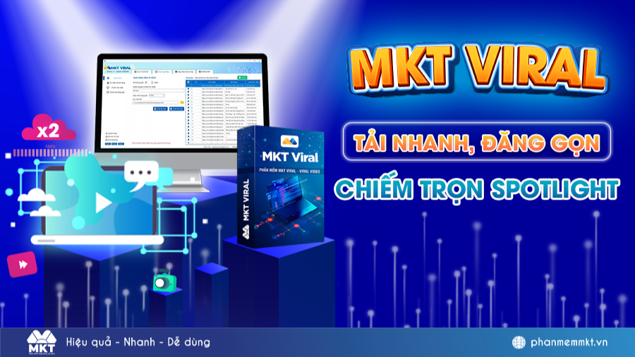 Sử dụng công cụ hỗ trợ reup video hàng loạt - MKT Viral 