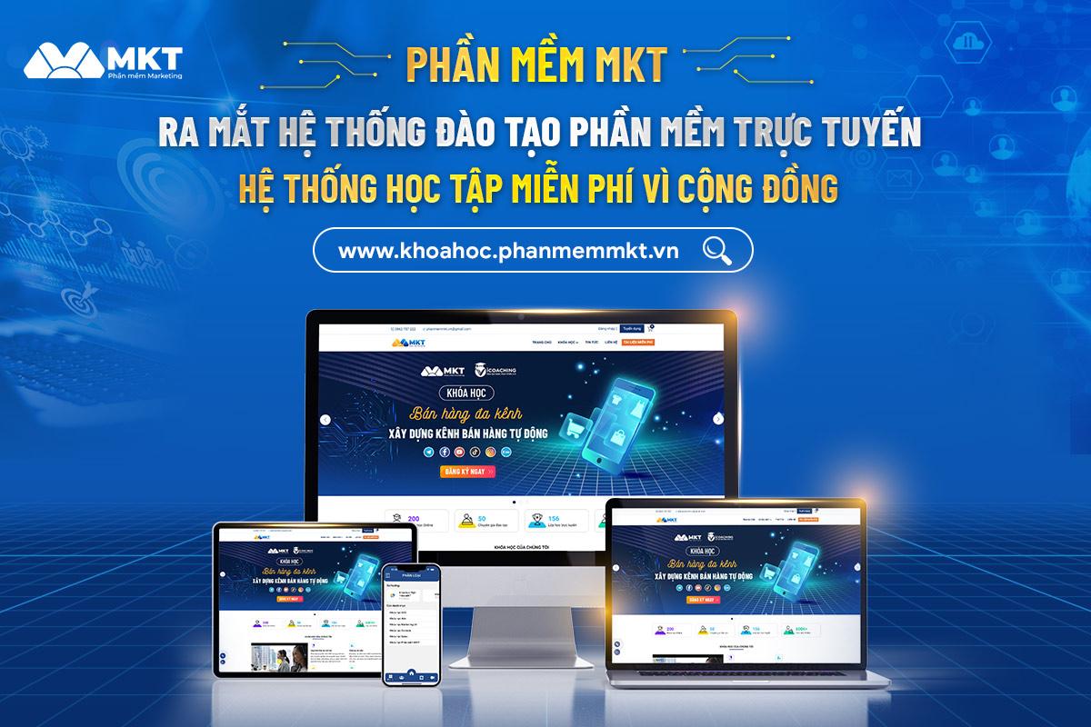 Hình ảnh trên website Phần mềm MKT