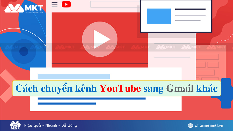 Cách chuyển kênh YouTube sang Gmail khác